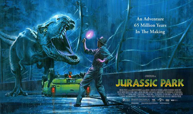 An adventure 65 million years in the making.Jurassic Park 1993.jpg