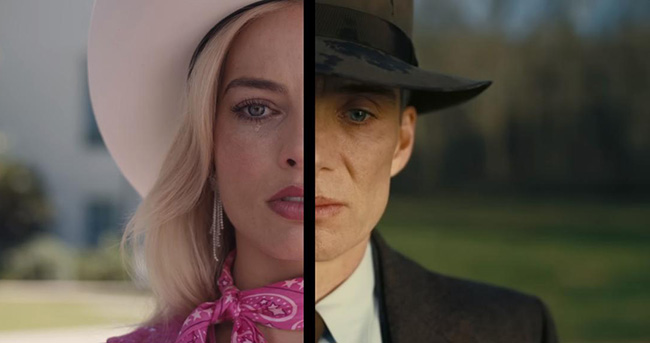 نگاهی به دو فیلم عجیب و جسورانه «اوپنهایمر» و «باربی» Barbie oppenheimer.jpg