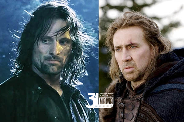 نقشهای مهمی که توسط بازیگران معروف رد شدهاند viggo mortensen lord of the rings Nicolas Cage.jpg