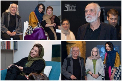 حضور ۲۰ هنرمند پیشکسوت در "بنیاد لاجوردی"/ لیلی گلستان، پوران درخشنده، رخشان بنى اعتماد و آيدين آغداشلو به تماشاى &laquo;کاشی هفت رنگ&raquo; نشستند